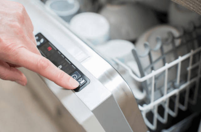 close up photo of a dishwasher rack